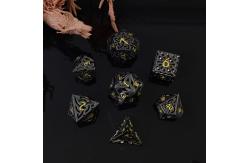 China Intertwined Hollow DND RPG Metal Dice Dragon And Underground City Board Game supplier
