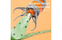 China Orange Octopus Poop Scooper With Bag Customized Pooper Scooper Storage supplier