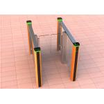 Fast Speed Stainless Steel Swing Turnstile Gate Lane Glass Gate For Access Control System for sale