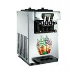 R410 Commercial Refrigerator Freezer Desk / Table Top Soft Ice Cream Machine With Three Flavors for sale