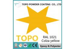 China Switchboards Epoxy Polyester Coating , RAL 1021 Colza Yellow Excellent Powder Coating supplier