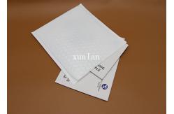 China Custom White Flat Poly Bubble Mailers , Delivery Packaging Poly Bubble Envelopes supplier