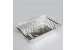 China Environmental Friendly Aluminum Foil Container for Square Food Carry Out Baking Tray supplier