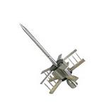 Early Discharge Stainless Steel Lightning Rod , ESE Lightning Arrester Silver Color for sale