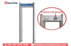China Detecting Gun / Knife Airport Security Detector With Audible And Visual Alarming supplier