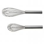 Flour Blender Egg Beater Tabletop Metal Handle Stainless Steel Mixer Sauces Batter Cake Tools for sale