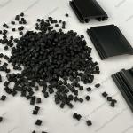 Plastic Recycle Material Polyamide Granules Black Nylon PA66 GF25 For Heat Insulation Strip for sale