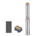 3LSC Series Solar Water Pumping System , Plastic Impeller Solar Dc Motor Pump for sale