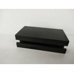 Oxidizing Sand Blast Black Aluminum Window Profiles , High Precise T Slot Aluminum Profile for sale