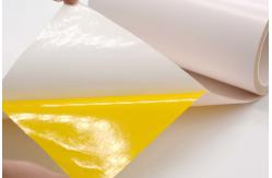 China 1Mil Matte White Permanent Adhesive Polyimide Materials With Glassine supplier