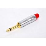 High quality nickel plating and gold-plated waterproof audio 1/4 plug