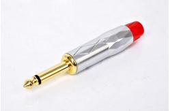 China High quality nickel plating and gold-plated waterproof audio 1/4 plug supplier