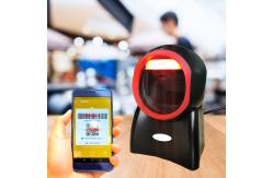 China Desktop 2d Auto Sense POS Barcode Scanner Omnidirectional Qr Code Reader supplier