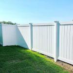 Weatherproof Natural PVC Vinyl Privacy Plastic Fencing For Garden And House for sale