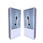 Free Standing Touch Transparent LCD Screen Showcase Video Player Box Digital Signage