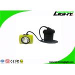 25000lux 530lum Waterproof Rechargeable Mining Cap Lamps 4.07W Corded With OLED Screen for sale