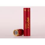 Customised Gold Staming Red Paper Tube Packaging For Eyelash Grower Tube Packing for sale