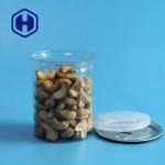 Transparent PET Cans With Aluminum Easy Open End Or Plastic PE Lid for sale