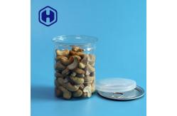 China Transparent PET Cans With Aluminum Easy Open End Or Plastic PE Lid supplier