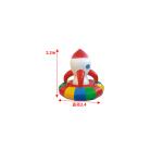 Inflatable Indoor Playground Games Electric Spin Rocket For Kids