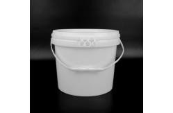China Screen Printing Round Plastic Bucket with 3L Capacity and Heat Transfer Printing supplier