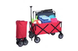 China Outdoor Folding Wagon Trolley 600D Collapsible Utility Cart With Wheels supplier