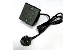 China USB Creative Conference Table Socket , Small British Standard Power Socket supplier