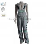 Mens Protective Fr Bib Overalls Cotton Flame Resistant 300gsm Weight for sale