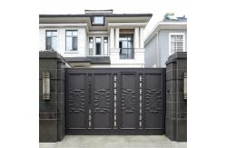 China Customized Entry Aluminum Gate Door Auto Open Retractable Swing Styles supplier