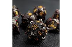 China Bloodstarial Meteor Metal Dice Set D8 RPG Dragon And Dungeon supplier