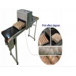 Automatic Single Row Egg Printing Machine With Small Solvent Printer for sale