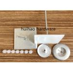 Aluminum Nail Self Stick Insulation anchor pins With 2 Self  Adhesive Base Tape for sale