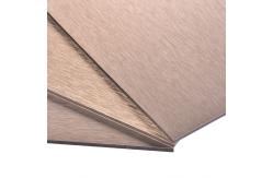 China Scratch-resistant 2440mm Brushed Aluminum Composite Panel Waterproof supplier