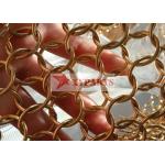 Stainless Steel Architectural Ring Mesh Curtain For Partitioning