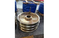 China EN13262 / TB / T2817 Standard Rail Car Wheels For Passenger Speed Service Needs supplier