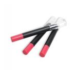 Clear Plastic Pencil Lipstick Tubes with Lip Gloss Brush for Cosmetic Packaging