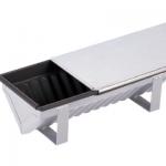                  Food Grade Alusteel Triangular Crimped Cake Mould              for sale