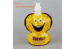 China Custom Printed Spout Pouch Packaging , Clear Liquid Spout Bags Reusable For Drinks supplier