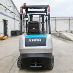 Full Automatic 4 Wheel Electric Forklift Truck 2 Ton Battery Operated Convenient electric sit down forklift for sale