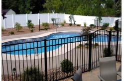China Swimming Pool Perimeter Wire Mesh Security Fencing Curving Top For Kids supplier