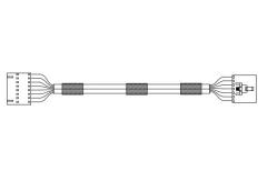 China ATM Spare Parts  445-0731633 IFD2 CONTROL TO IMCRW ELECTRODE LINKER HARNESS,  500MM supplier