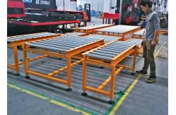 China Steel Curved Roller Conveyor Systems For Material Movement / Handling supplier