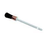 Round Black Bristle Chalk Paint Brushes 15mm 21mm 25mm for sale