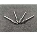 SH -5 Shape 6mm Flame Carbide Burr / Die Grinder Bits For Aluminum Full Size for sale