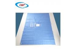 China Nonwoven Eye Drape Sheet Sticky Surgical Drape Pack In Individual Pouch supplier
