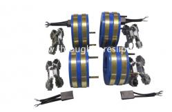 China Customized Collector Crane Slip Ring Carbon Brush Alternator Slip Ring Replacement supplier