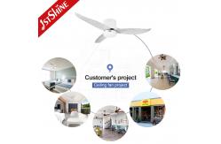 China Low Ceiling 52 Inch LED Ceiling Fan with Smooth Operation and Flush Design supplier