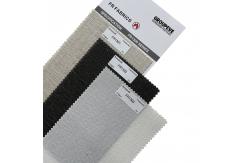 China Textured Semi Blackout 100% Polyester Fireproof Roller Blind Fabric 3m Width supplier
