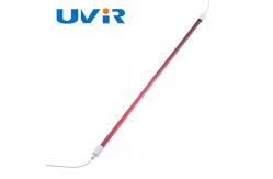 China 2600 degree IR Halogen Lamps , ruby Quartz Halogen Lamp for food heating supplier