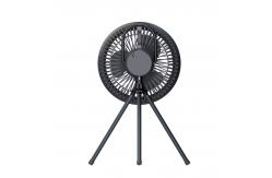 China Multifunctional Usb Rechargeable Fan For Camping With LED Ring Lights supplier